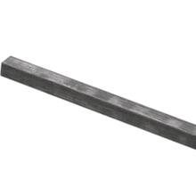 Tige carree lisse en acier brut