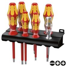 Tournevis electricien kraftform plus vde 160i/7 (jeu de 7)