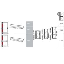 Tringle d’assemblage et cache  oltre