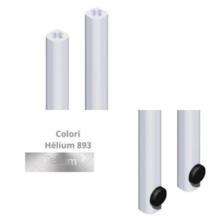 Tringle de crémone pompier en applique 2 x 1250mm