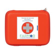 Trousse de secours 4/6 pers fluo
