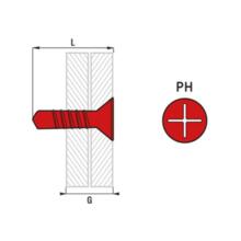 Vis autoperceuse tête zingué