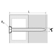 Vis béton menuiserie pvc