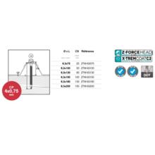Vis fixation bac acier sur bois ral 5008
