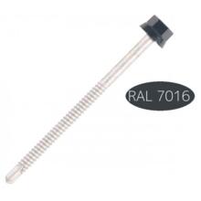 Vis fixation bac acier sur fer - z ral 7016