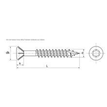 Vis inox pour terrasse bois durs